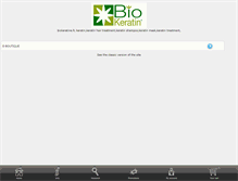 Tablet Screenshot of biokeratine.fr